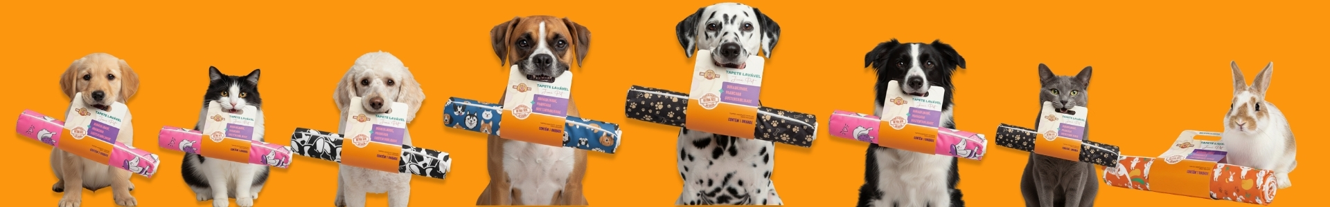 Pets felizes usando Jimipet